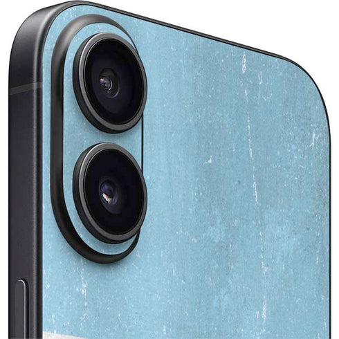 Argentina Flag Distressed iPhone 16 Plus Skin